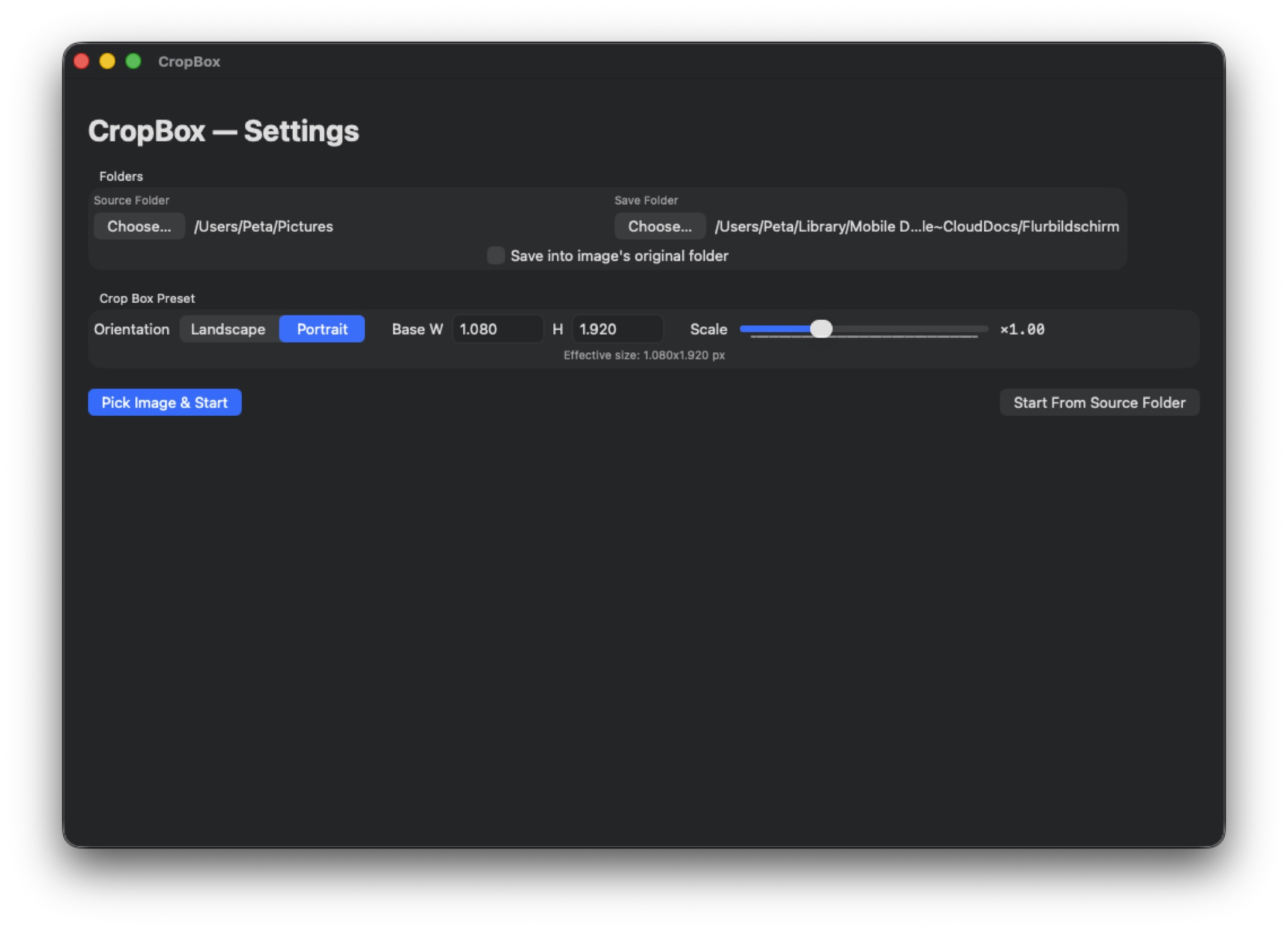 Cropbox Screenshot 1