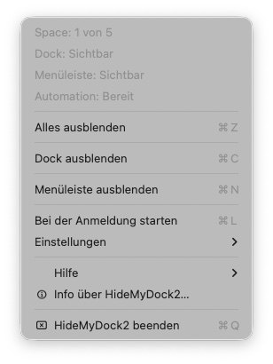 HideMyDock2 Screenshot 1
