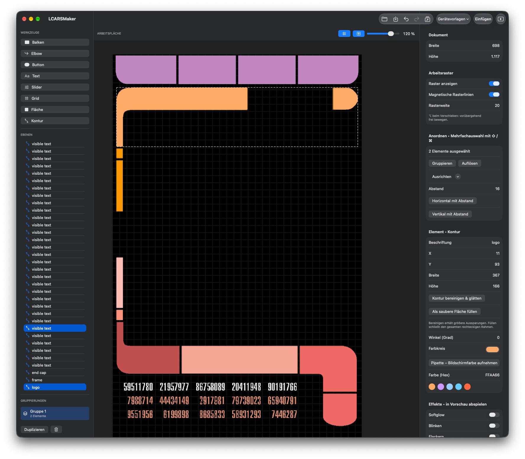 LCARSMaker Screenshot 1