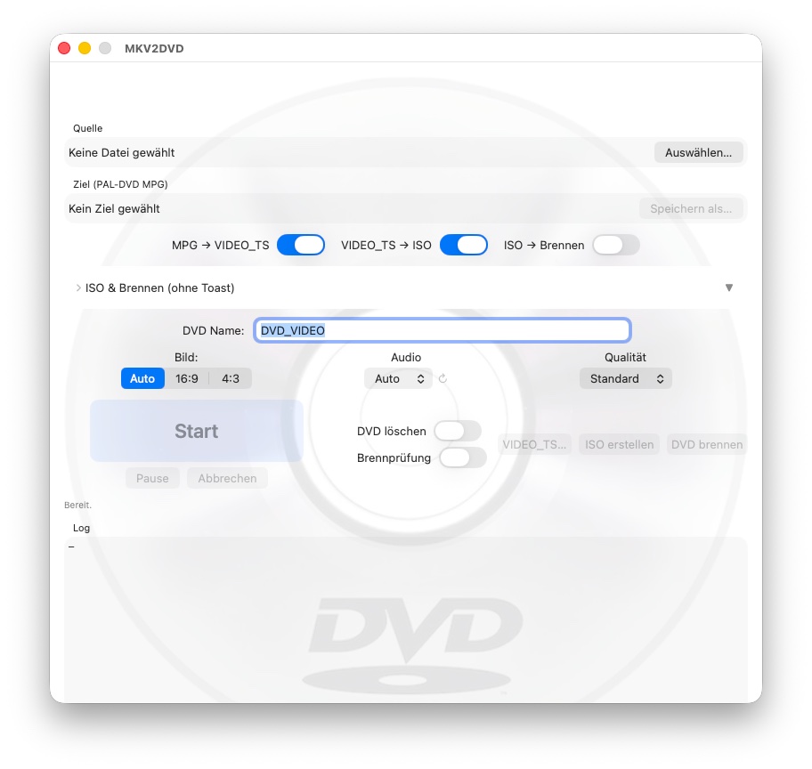 MKV2DVD Screenshot 1