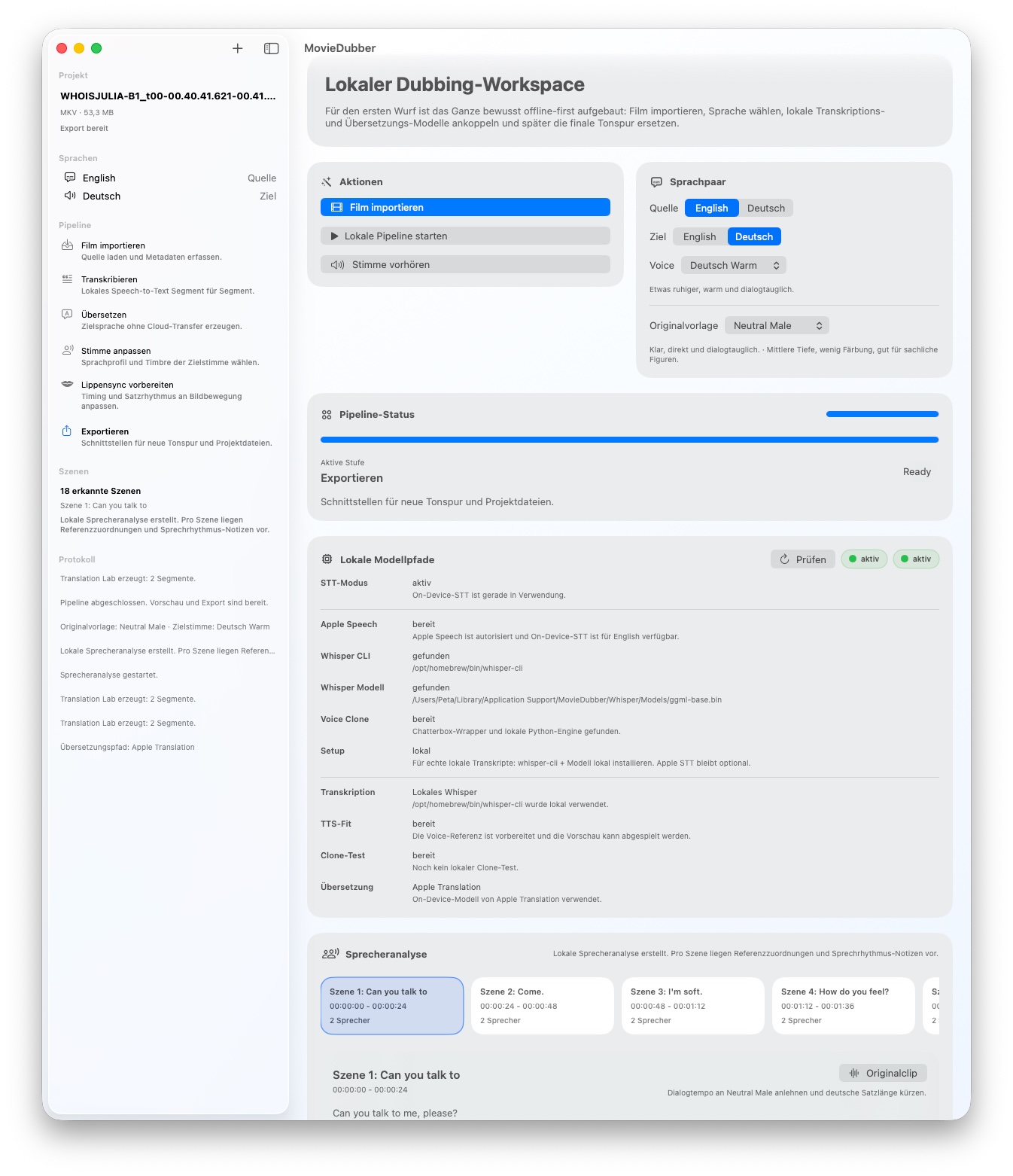 MovieDubber Screenshot 1