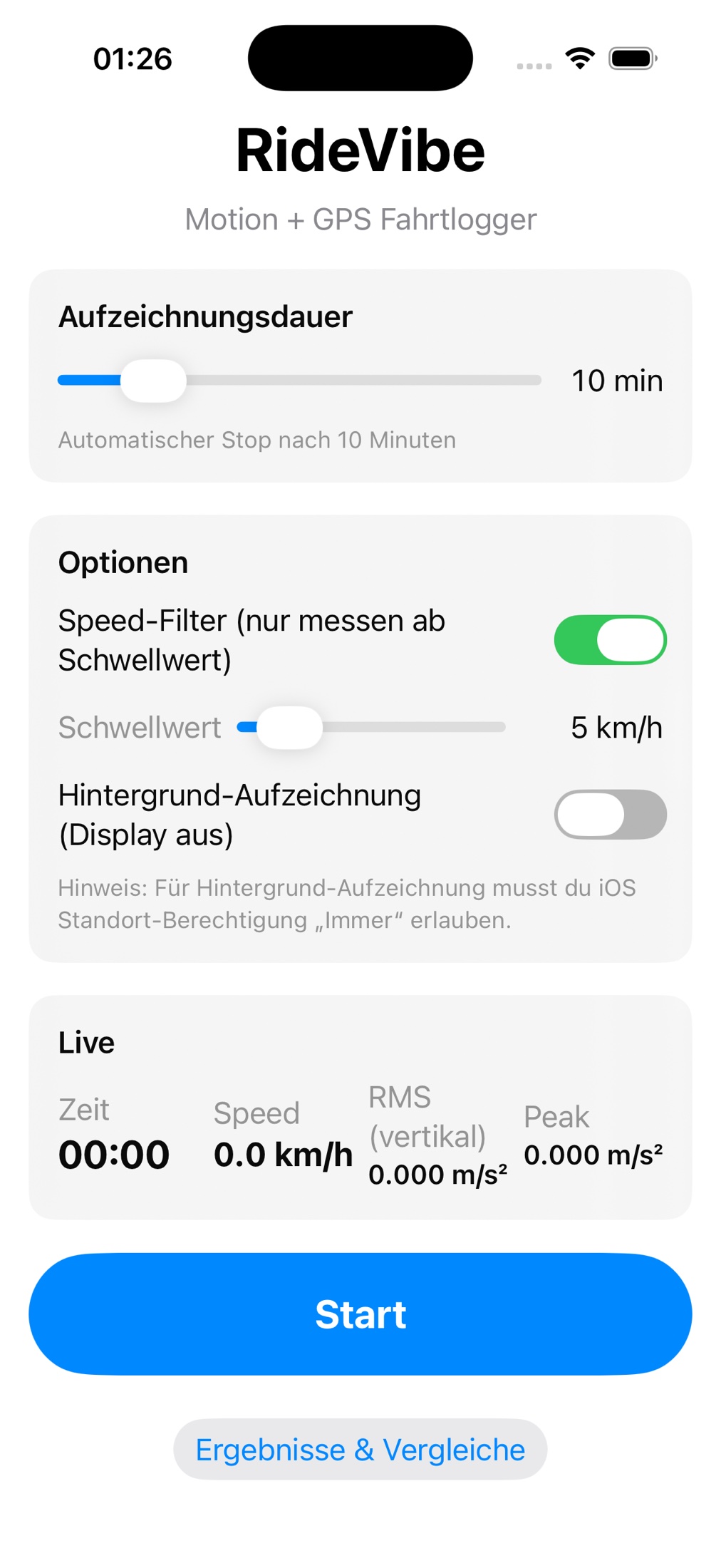 RideVibe Screenshot 1